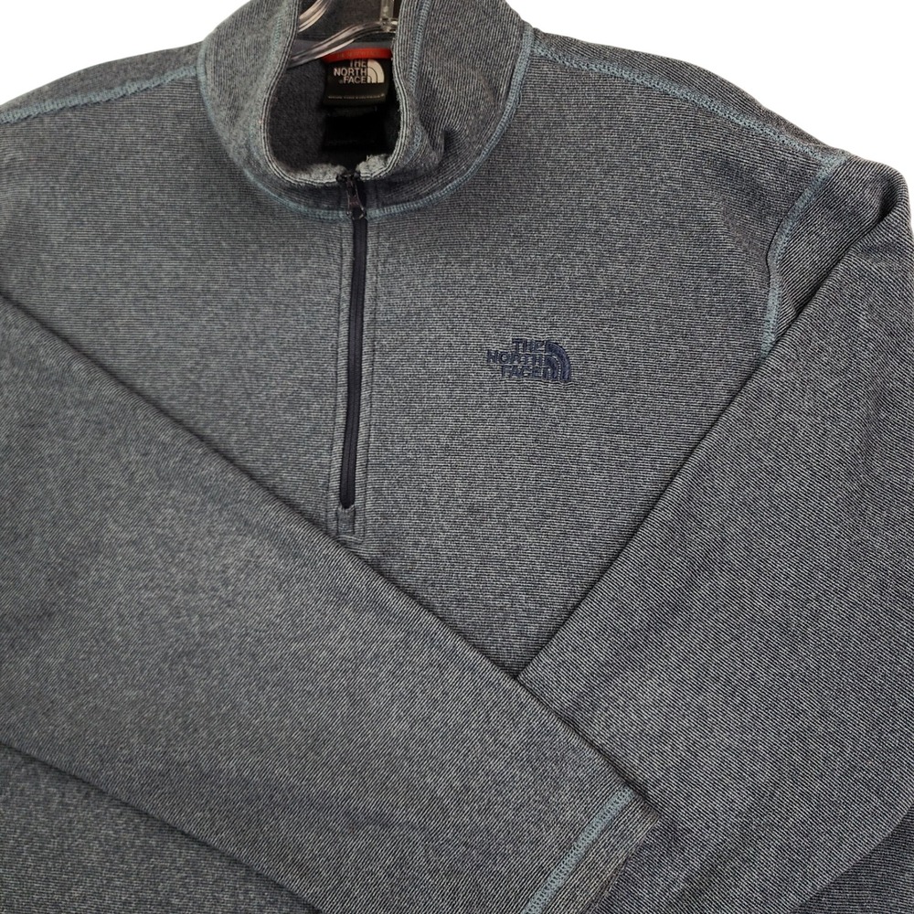 The North Face XL Blue Quarter Zip Fleece Pullover Gorpcore Hiking Outdoor Mens